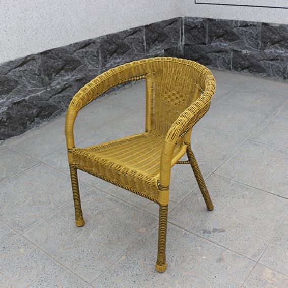 Office Chair Imitation Rattan Chair for the Elderly Rattan Chair 70 to 80 Years Old Computer Anti-Fall Elderly Stool