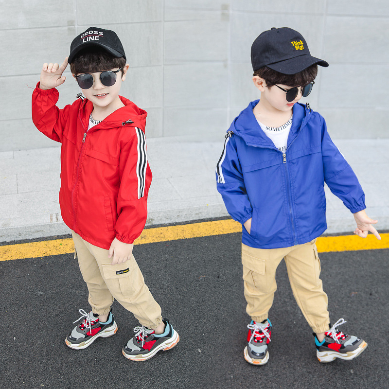 Picture of Boys' Jacket Autumn 2019 New Korean Jacket Children's Spring and Autumn Jacket Trendy Children's Clothing