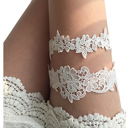 Picture of Photo studio photo leg ornaments wedding dress accessories wedding supplies European and American bride Garter lace leg ring