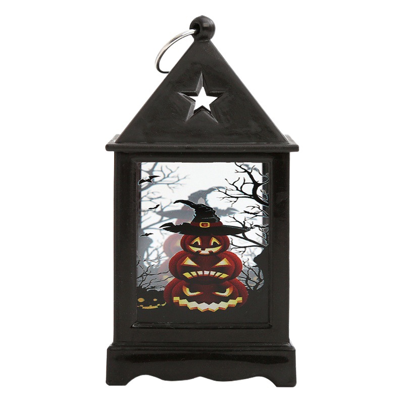 Halloween Wind Lantern Led Satchel Pumpkin Lantern Creative Night Light Festive Atmosphere Decoration Props Arrangement Small Ornaments