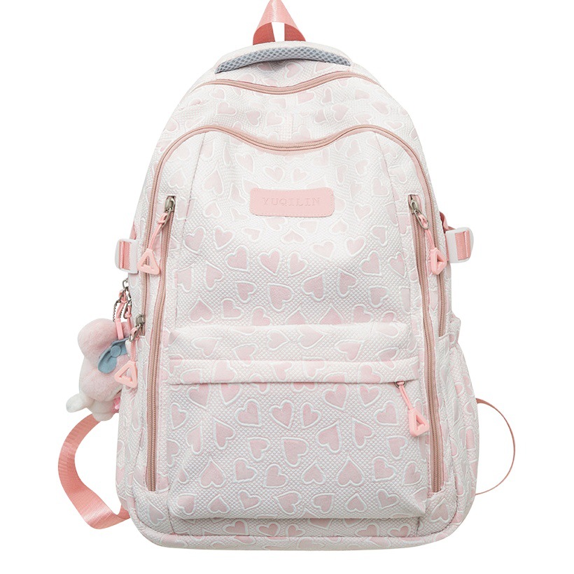 Schoolbags for Girls, Primary School Students, Loving Junior High School Students' Backpacks, Children's High School Students' High-Quality Custom Wholesale Backpacks