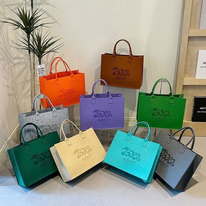 May Day Dragon Boat Festival Corporate Bank Insurance Promotional Handbag Fashionable Casual Tote Bag Shopping Bag Can Be Printed Logo