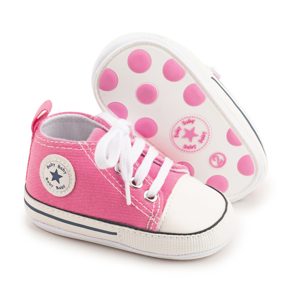 Picture of 2020 autumn and winter New baby canvas shoes classic canvas shoes non-slip rubber soles toddler shoes baby shoes