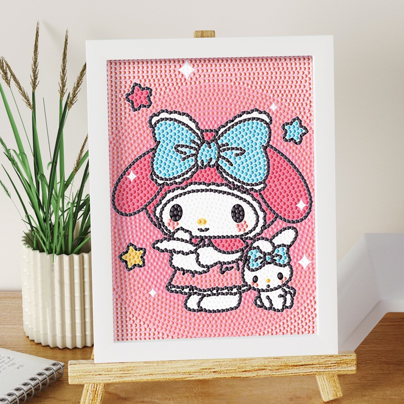Picture of Children's DIY Diamond Painting Wholesale Princess Diamond Stickers Rabbit Dot Diamond Painting Kindergarten Handmade Educational Toys