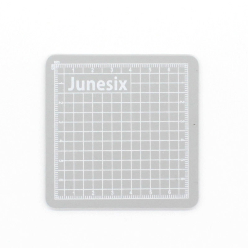 Picture of Junesix cutting board mini cutting pad manual model 8x 8cm hand account cutting pad 2.4MM