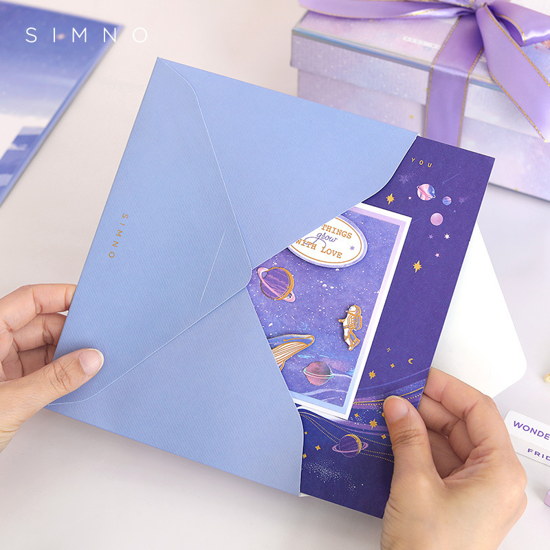 Picture of Creative 3D three-dimensional greeting card folding diy creative thank-you letter to send birthday handwritten Teacher's Day thanksgiving blessing card