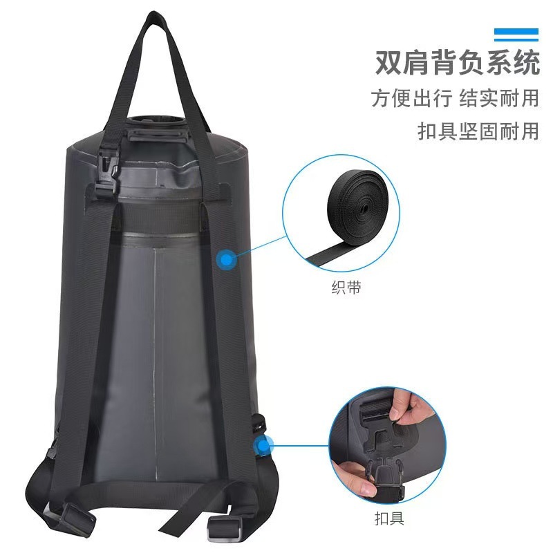 Outdoor Solar Hot Water Bag, Sunbathing Bag, Household Bathing Bag, 20L Portable Thermal Insulation for Outdoor Bathing and Showering