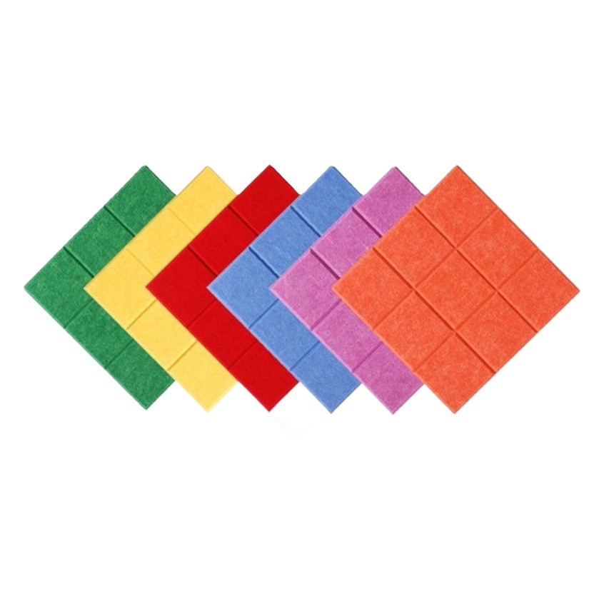 Picture of Cross-border supply Jiugongge felt wall board environmental protection sound insulation board polyester fiber sound-absorbing board acoustic art decorative wall