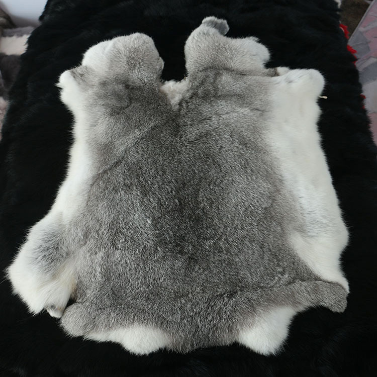 Picture of Extra Large Thick Old Rabbit Skin Rare Color Rabbit Skin Cushion Home Furnishings Decoration with Cooked Rabbit Skin Whole Piece