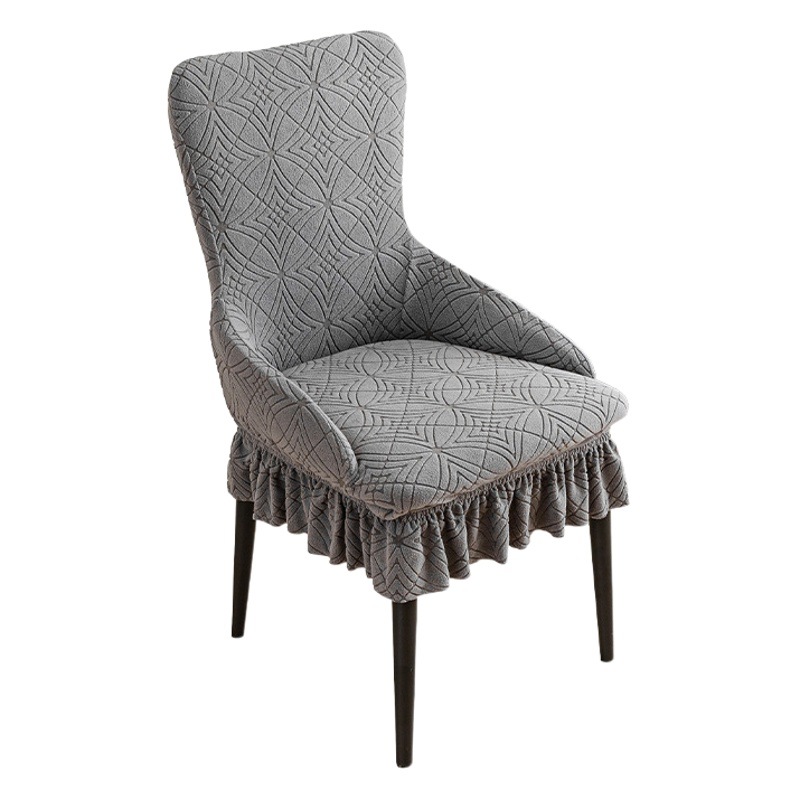 Special-shaped armrest elastic chair cover chair cover thickened polar fleece light armrest skirt backrest integrated four-season