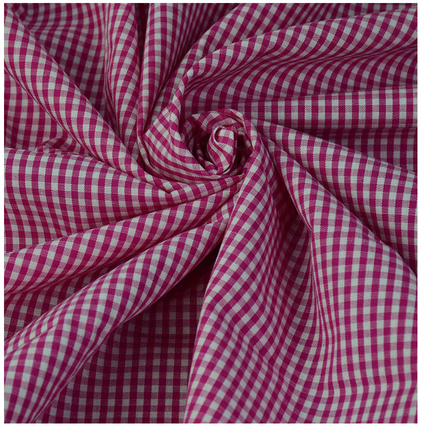 Cotton yarn-dyed fabric yarn-dyed plaid shirt fabric 40 cotton shirt fabric