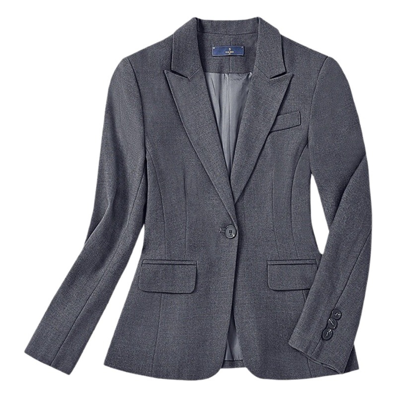 Picture of Suit Jacket Women's autumn and winter professional suit temperament interview formal wear hotel front desk tooling manager suit overalls