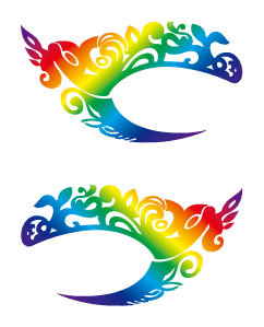 Picture of Smokey Eye Shadow Eyeliner Makeup Tattoo Sticker Suitable for Daily Parties Temporary Tattoos Can Be Used for 3-5 Days