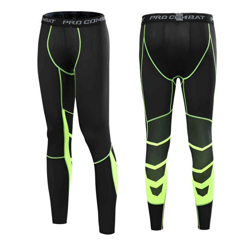 Picture of Amazon Sports Tight Pants American Men's Fitness Running Pants PRO Quick-drying Basketball Cropped Leggings Cross-border