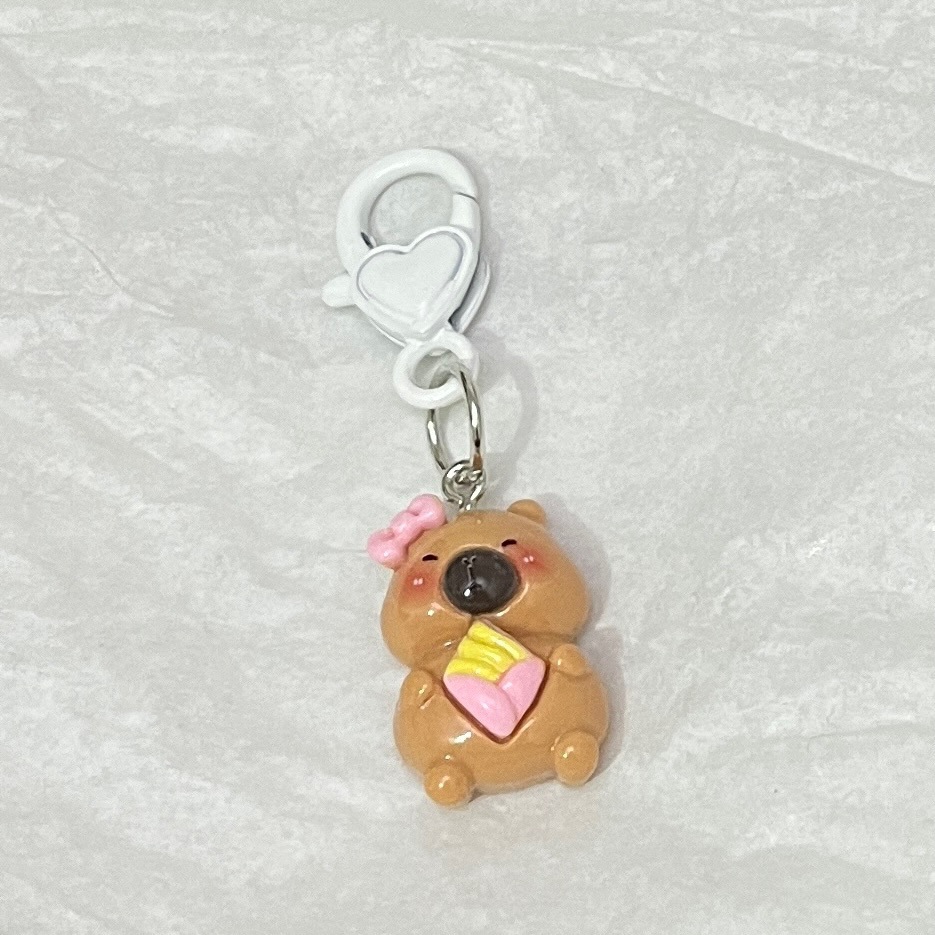 Picture of Kapi Barra Heart-shaped Buckle Cute Students'Schoolbag Pendant Ins Cartoon Girl's Heart for Best Friends Hanging Ornaments