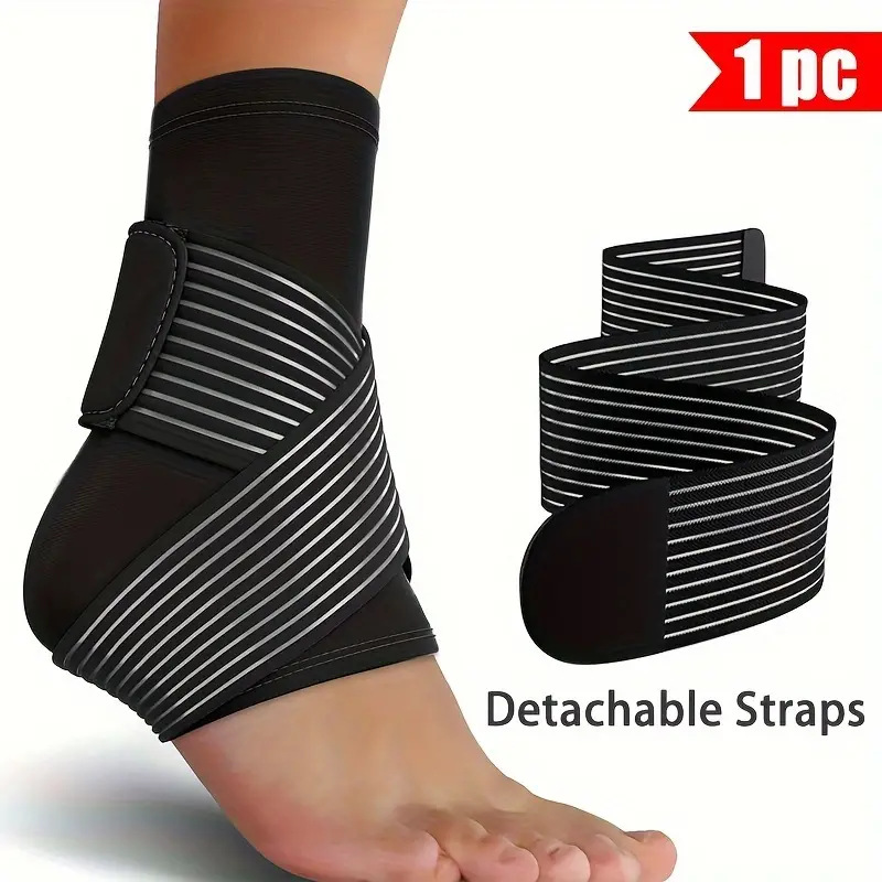 Cross-border Knitted Sports Ankle Protector Pressure Anti-sprain Basketball Ankle Protector Ankle Protector Fitness Strap Anti-falling Support Ankle Protector