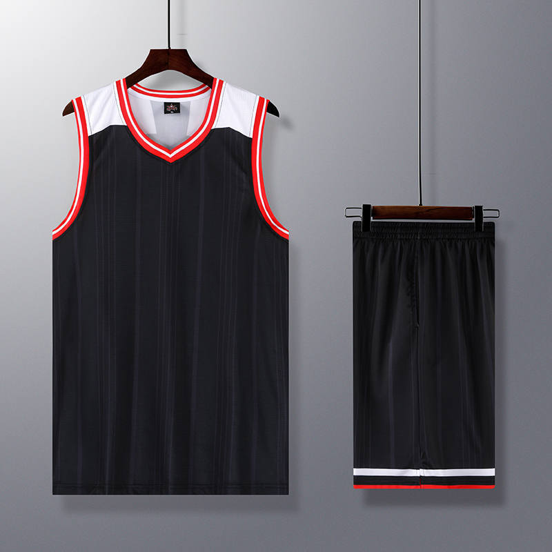 Picture of Clothing Basketball Breathable Quick-drying Basketball Running Outdoor Training Suit Children's Printable Number Word Competition Team Uniform