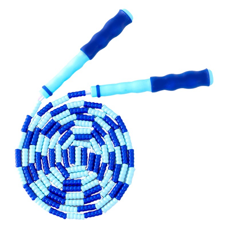 New Bamboo Rope Skipping Children's High School Entrance Examination Primary School Students Pattern Rope Skipping Color Rope Skipping Shake Tone Same Racing Rope Skipping Fitness
