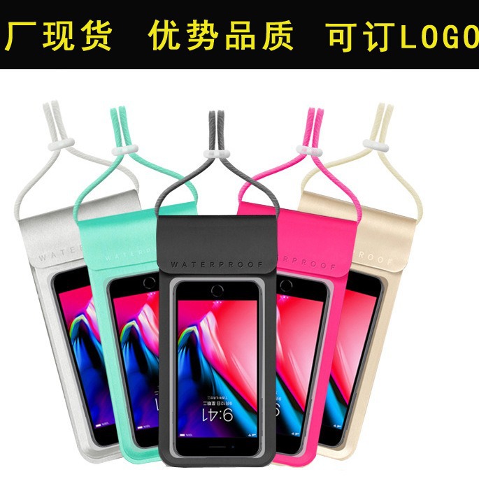 Picture of Swimming and Diving Mobile Phone Waterproof Bag Wholesale Tpu Touch Screen Waterproof Mobile Phone Bag Transparent Mobile Phone Waterproof Protective Cover