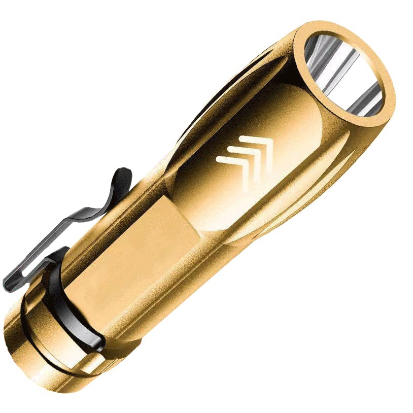 Outdoor strong light mini flashlight small household USB charge COB side light plastic 511 flashlight wholesale