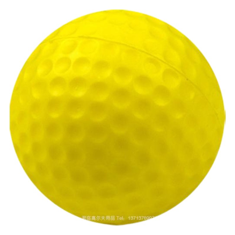 Golf PU ball indoor practice ball 35 ° soft ball 60 ° hard ball foam ball novice entry ball indoor simulation
