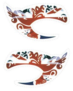 Picture of Smokey Eye Shadow Eyeliner Makeup Tattoo Sticker Suitable for Daily Parties Temporary Tattoos Can Be Used for 3-5 Days