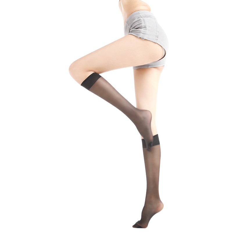 Velvet stockings women's calf socks short tube summer thin Japanese black and white tide long tube jk knee socks wholesale