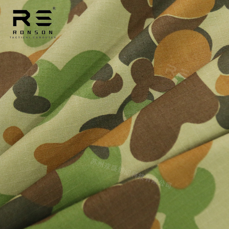 Picture of AUSCAM Kangaroo Legion Australian Camo Cloth Cotton Plaid Tactical Outdoor Trendy Brand Fashion Clothing Fabric