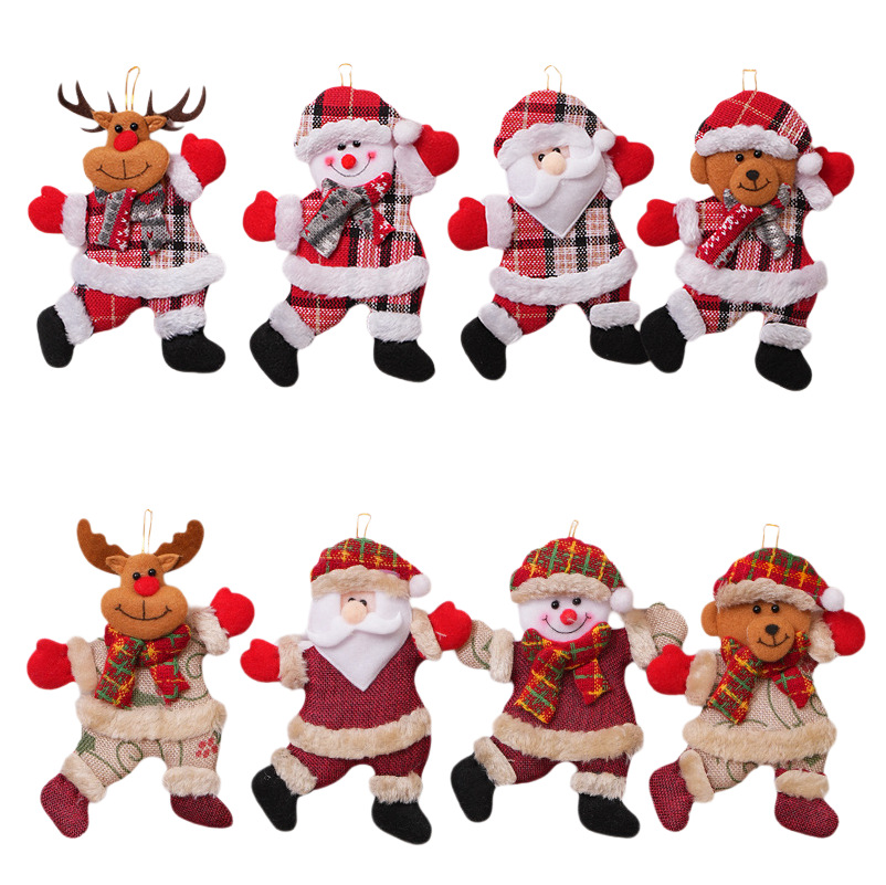 Christmas Day Party Dress Up Accessories Dancing Doll Pendant Cartoon Muppet Toy Gift Christmas Tree Decorations