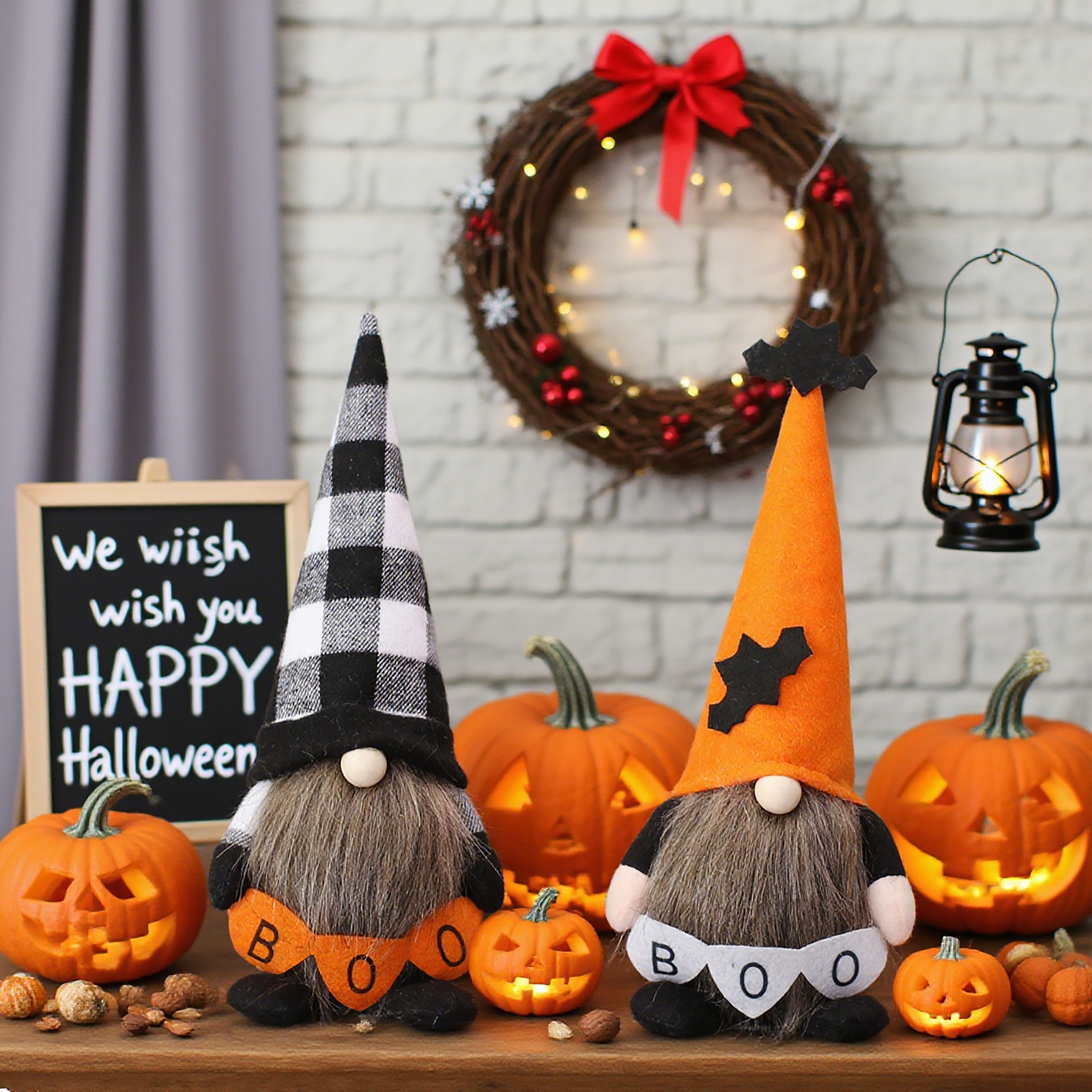 Mingguan new Halloween venue layout props dwarf faceless doll doll decoration ghost festival ground essence doll