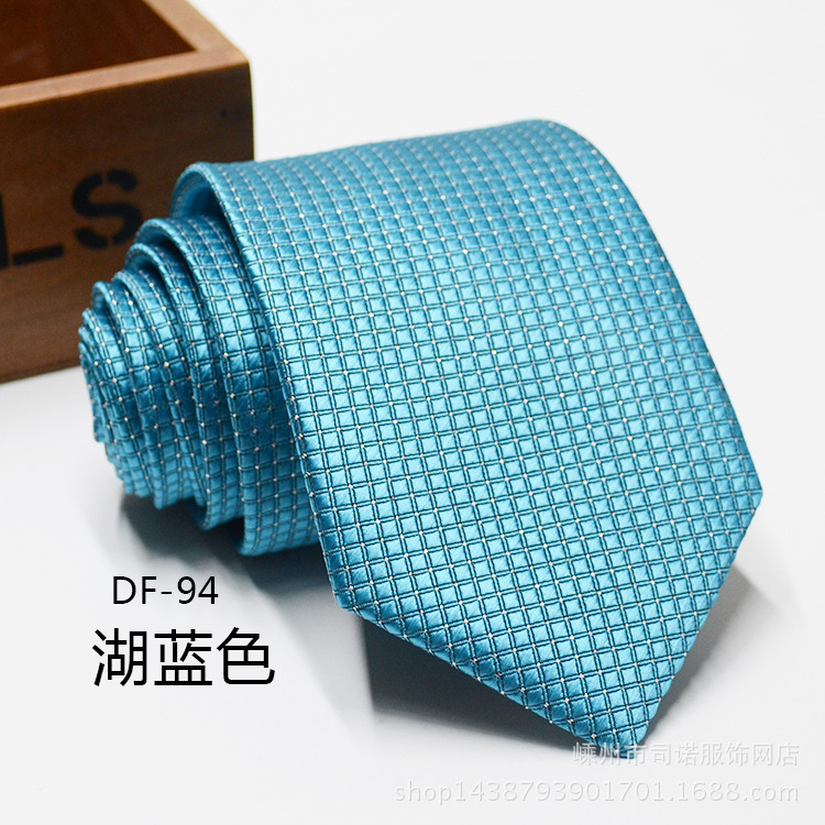 Picture of Tie business formal men's tie polyester yarn Arrow 8cm business tie