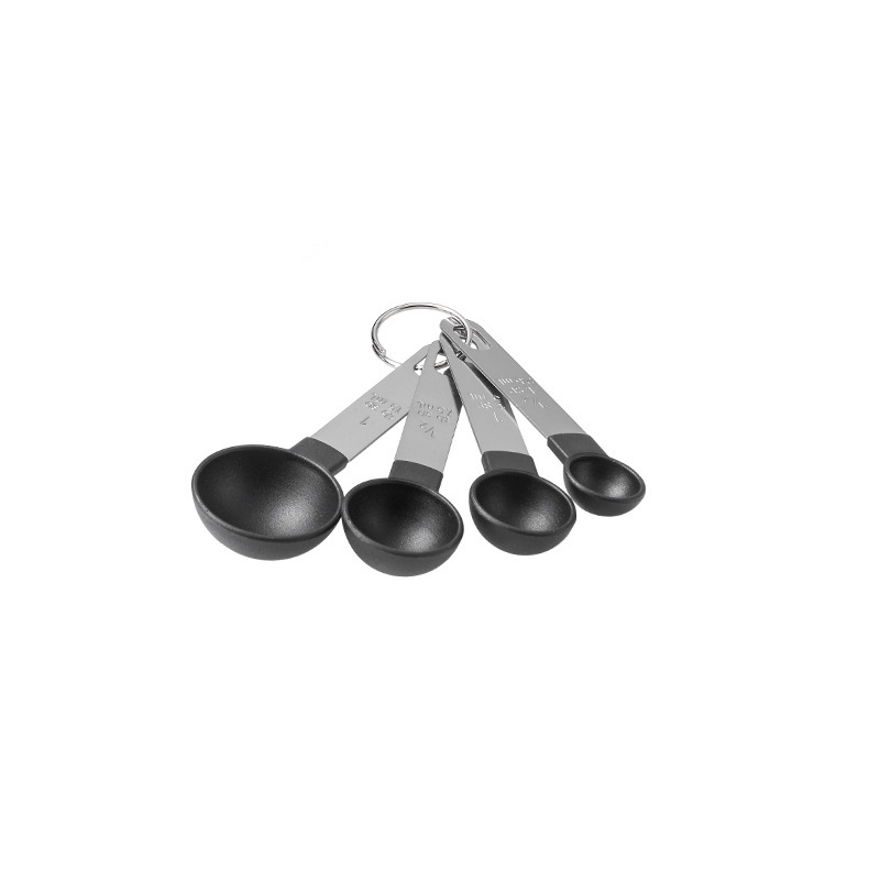 Picture of New stainless steel handle measuring cup 8 piece set plastic measuring spoon measuring spoon Baking set kitchen gadget measuring spoon
