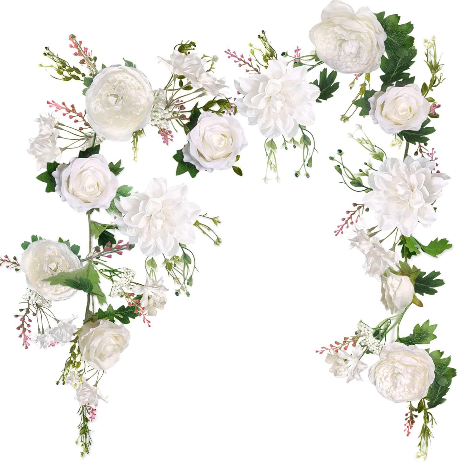 Artificial Rose Vine Wedding Flower Decoration Rattan Flower Halloween Christmas Wedding Decoration Pendant