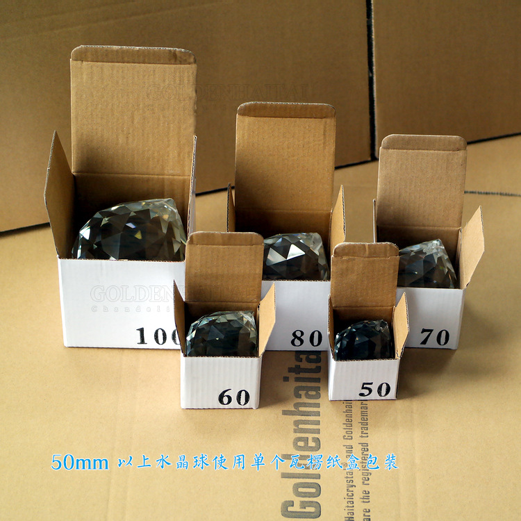 Picture of Crystal lighting ball 15.20.30.40.50.60.70.80.100mm wedding crystal pendant bead string accessories