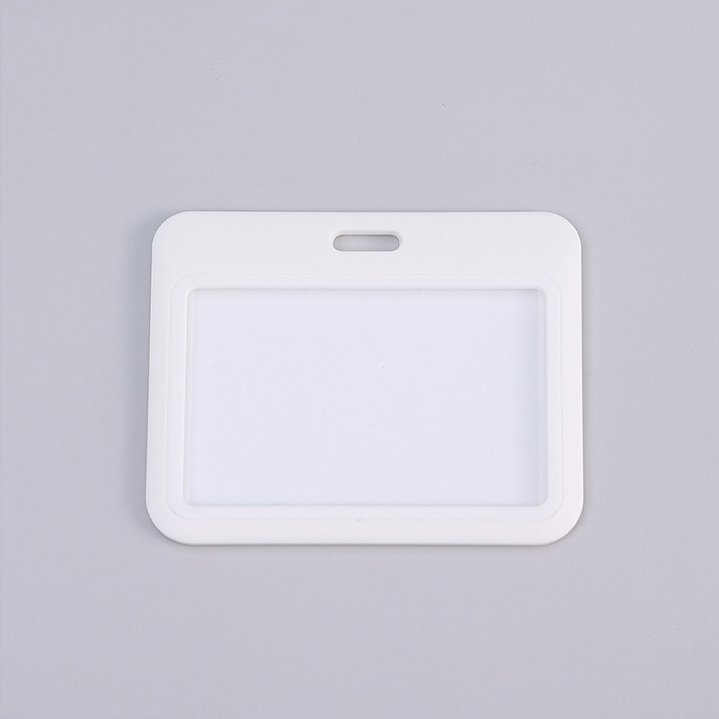 Picture of Sliding cover card push card ABS plastic cartoon tag student card cover work card badge cover chest card wholesale fixed
