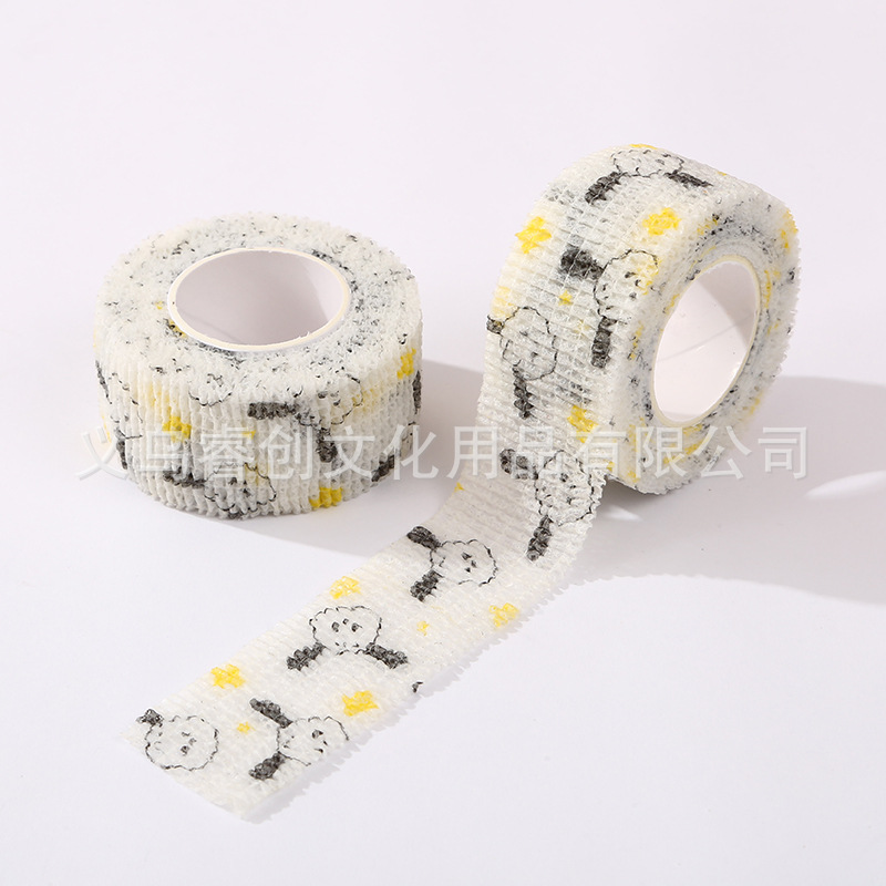 Picture of Cross-Border Bandage Anti-Wear and Anti-Cocoon Self-Adhesive Elastic Bandage Silent Bandage Finger Cot Student Writing Finger Protection Finger Bandage