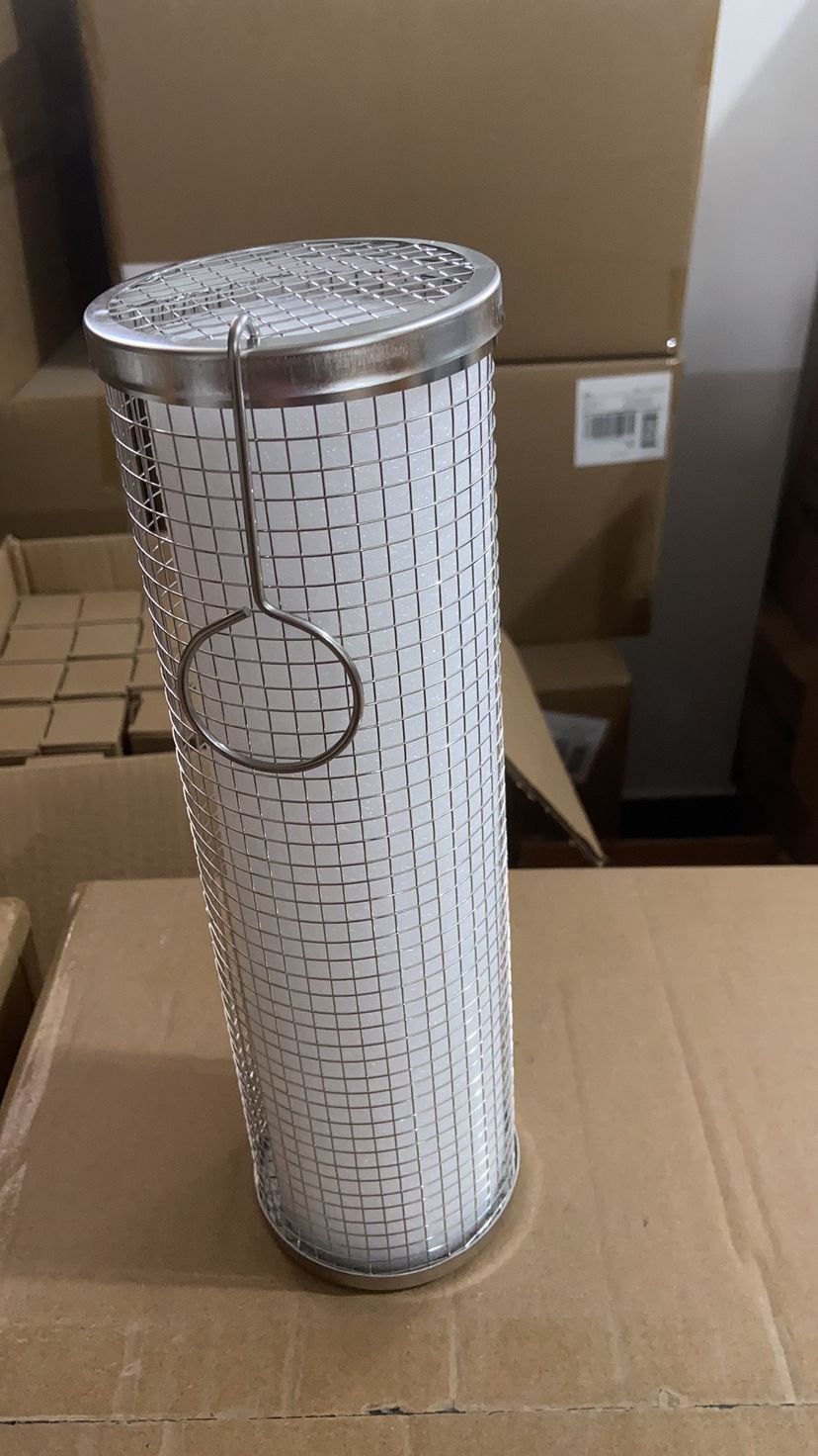 Picture of BBQ Stainless Steel Smoked Mesh Barbecue Barbecue Barbecue Barrel Cylindrical Round Modern Simple Superior Products