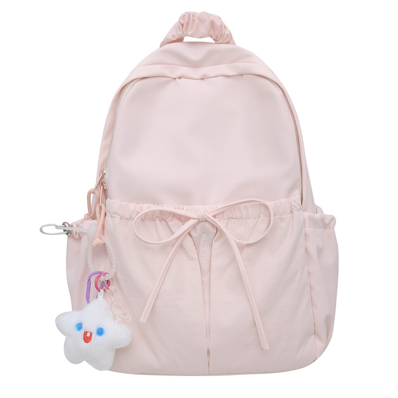 Picture of Korean Style Women's Fashionable All-match Backpack Nylon New Travel Outdoor Backpack Lightweight Student Commuter Schoolbag