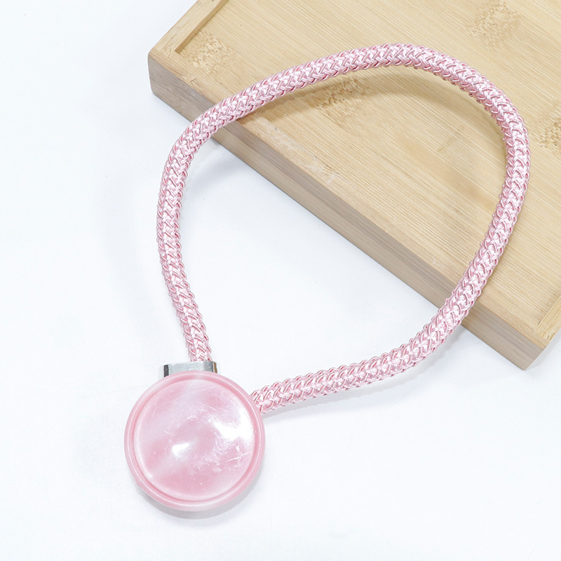 Picture of Cross-border spot running volume a pair of curtain buckle jade material accessories binding curtain accessories binding rope curtain binding