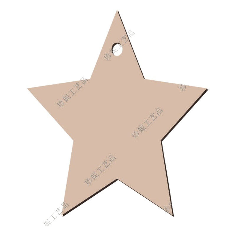 Home creative pendant hand-painted wooden Christmas tree pendant decorative accessories Christmas decoration diy painting wood chips