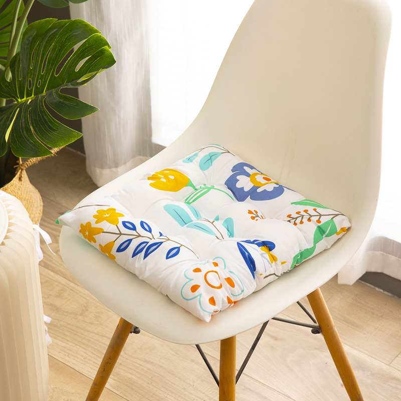 Picture of Four Seasons Cushions Manufacturer Supply Brushed Cloth Casual Cartoon Pastoral Tatami Office Student Beautiful Buttocks Chair Cushions
