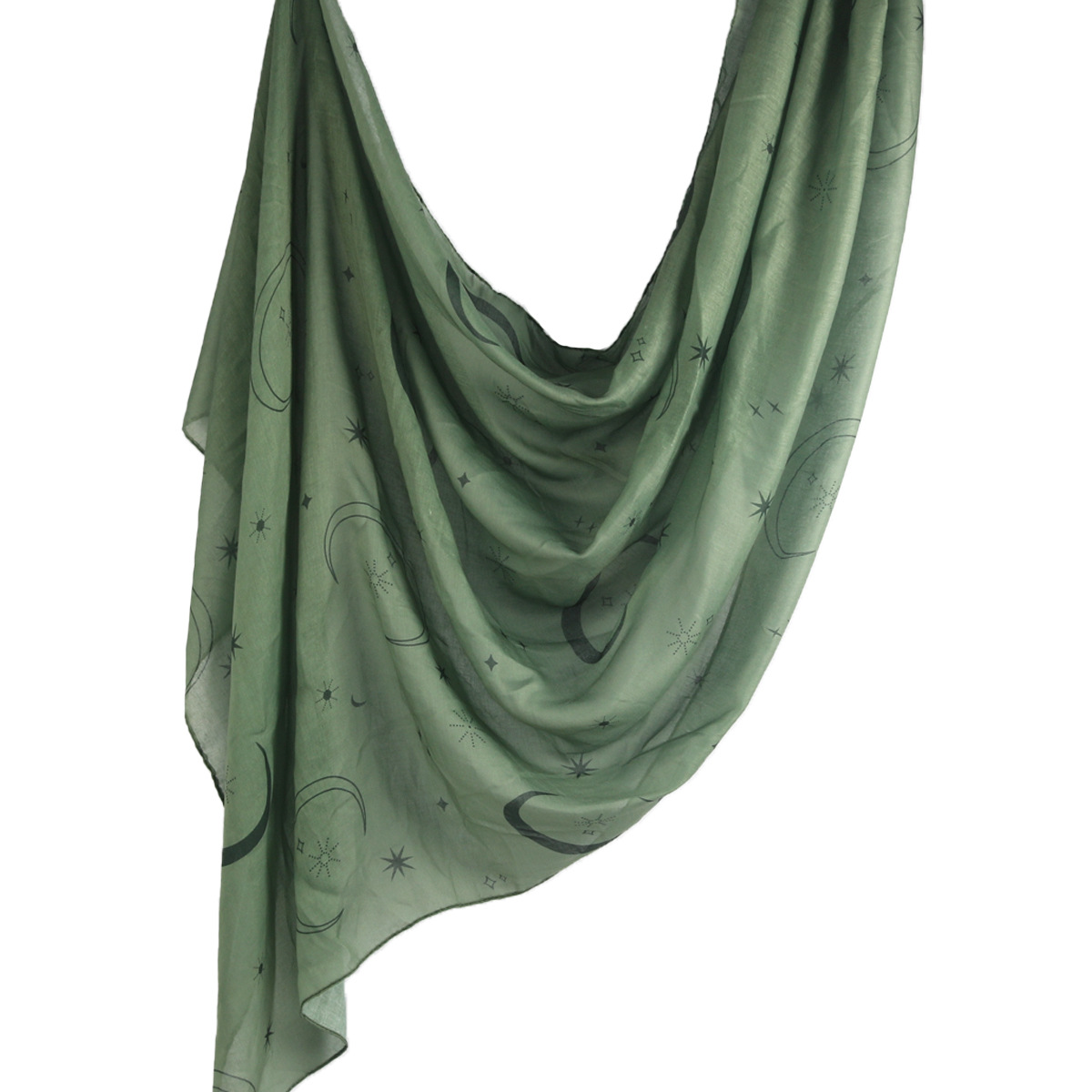 Picture of Best-Selling Watercolor Tie-Dye Cotton Scarf Arabian Satin Polyester Long Scarf Turkish Middle Eastern Scarf