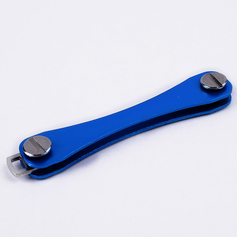 Picture of Aluminum Alloy key holder outdoor pendant metal key organizer multi-function key chain creative household key bag
