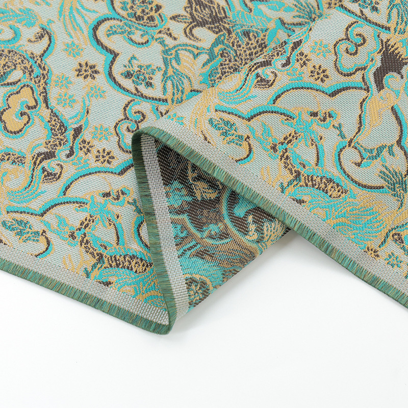 Picture of Imitation Song Brocade Cattle Head Dragon Pattern Jacquard Fabric New Chinese Style National Style Jacquard Fabric Cheongsam Hanfu Coat Vest