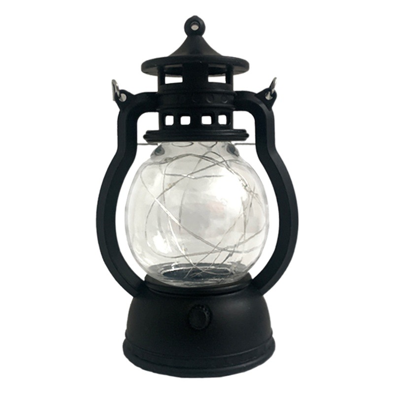 Vintage small oil lamp portable lamp night light LED small lantern birthday gift women send girlfriends decorations