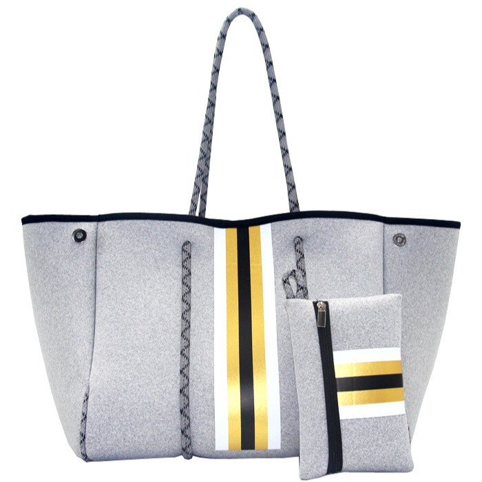 Picture of Diving Material Perforated Beach Bag European and American Fashion Portable Shoulder Strap Mother Bag Outdoor Casual Bag Portable Women's Bag for Women