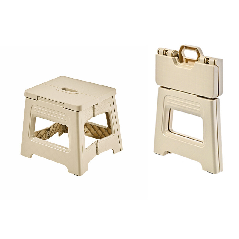 Picture of Plastic folding stool outdoor portable portable stool adult train Maza fishing stool shrink stool bath low stool