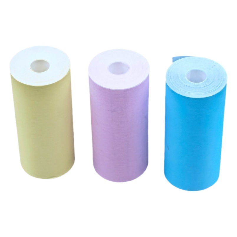 57X25 wrong problem printer adhesive printing paper color adhesive can be pasted thermal paper