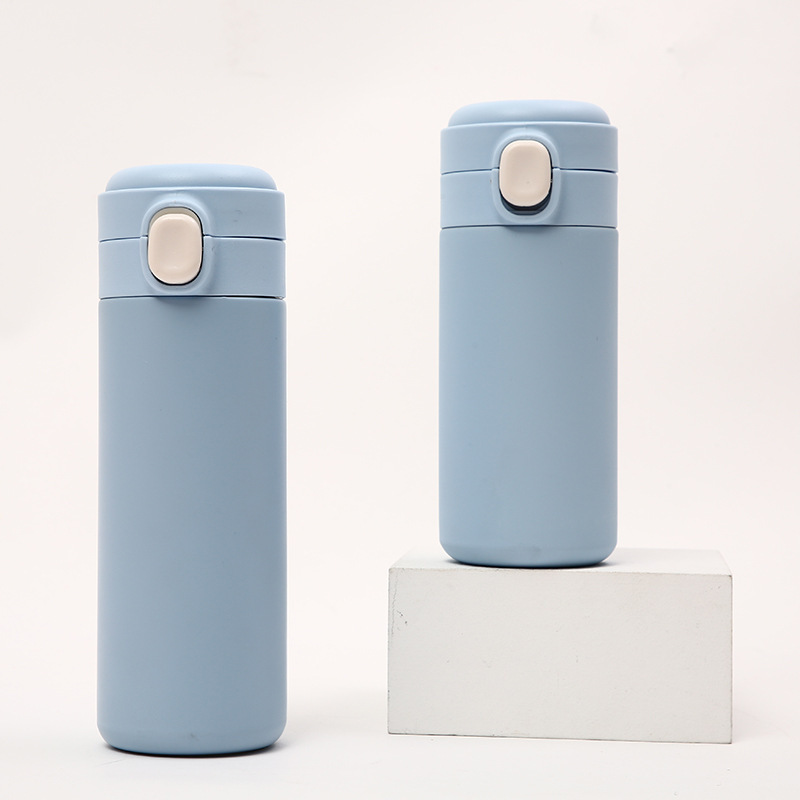 Picture of New 304 stainless steel simple bounce cover pea Cup student fresh mini portable thermos cup wholesale