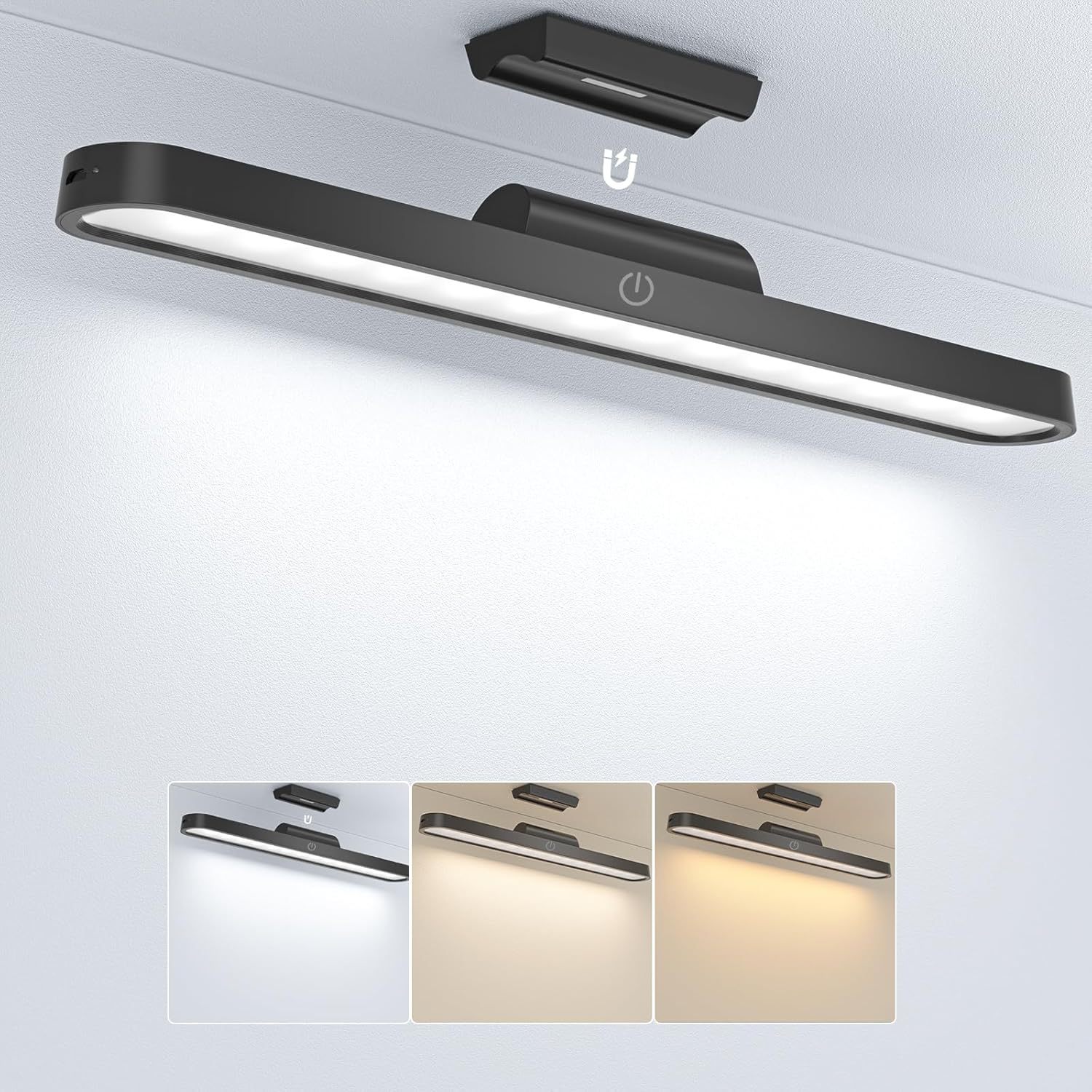 Super Bright Table Lamp Eye Protection Learning Special led Dormitory Lamp Magnetic Adsorption College Students' Cool Lamp Charging Long Endurance